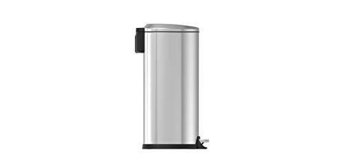 13.2 Gal Stainless Steel Step-on Trashcan A129