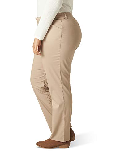 Plus Size Relaxed Fit Straight Leg Pant A513