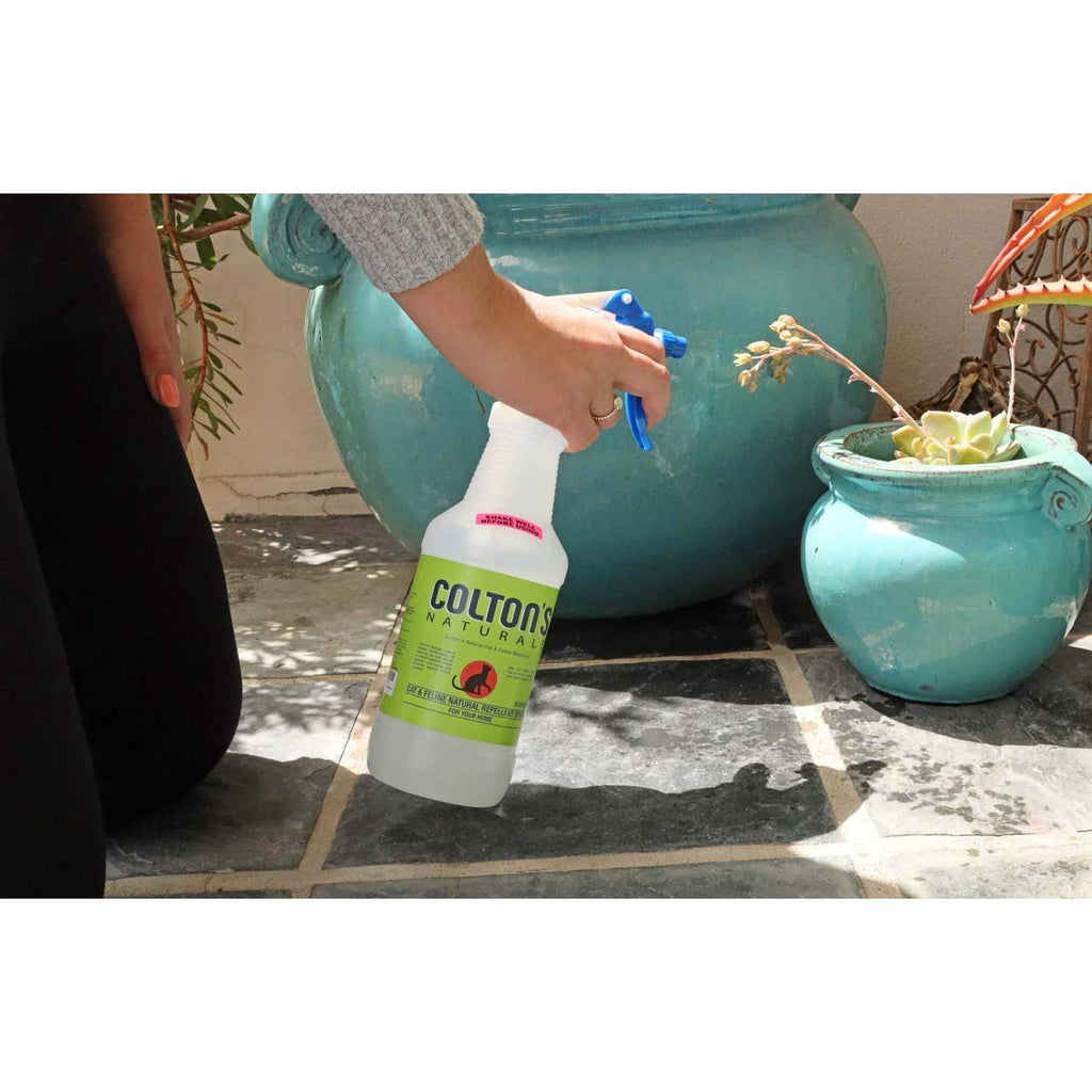 32 OZ Organic Cat Repellent Outdoor Spray U726