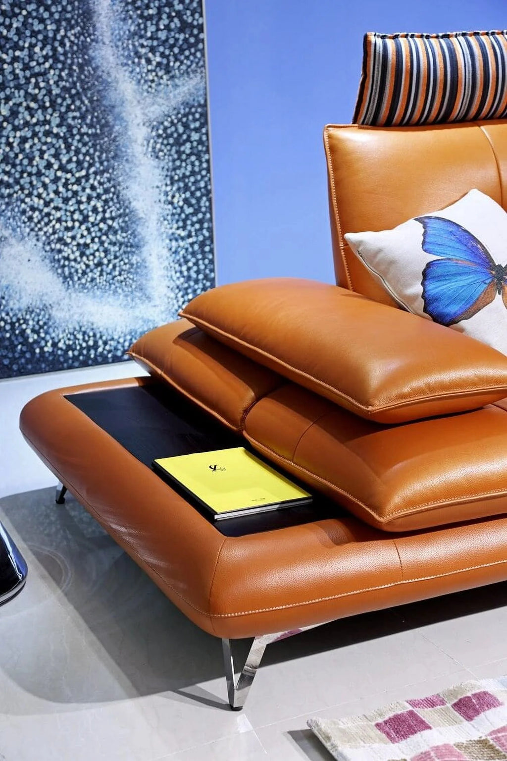 Genuine Leather Sectional Sofa M29938