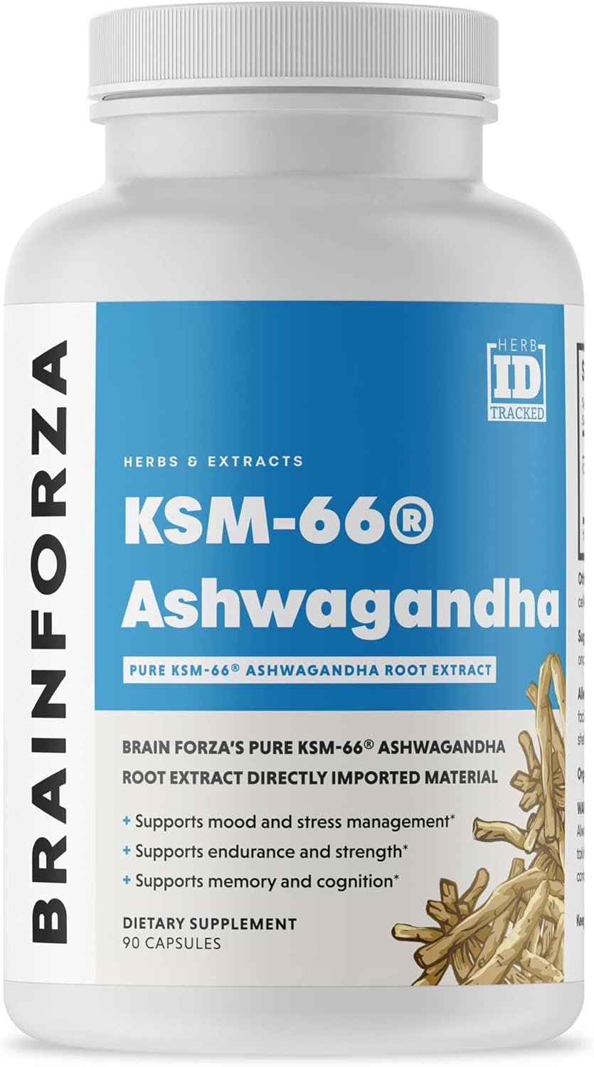 Organic Ashwagandha Root Extract, 1,000mg, 90 Capsules T4822