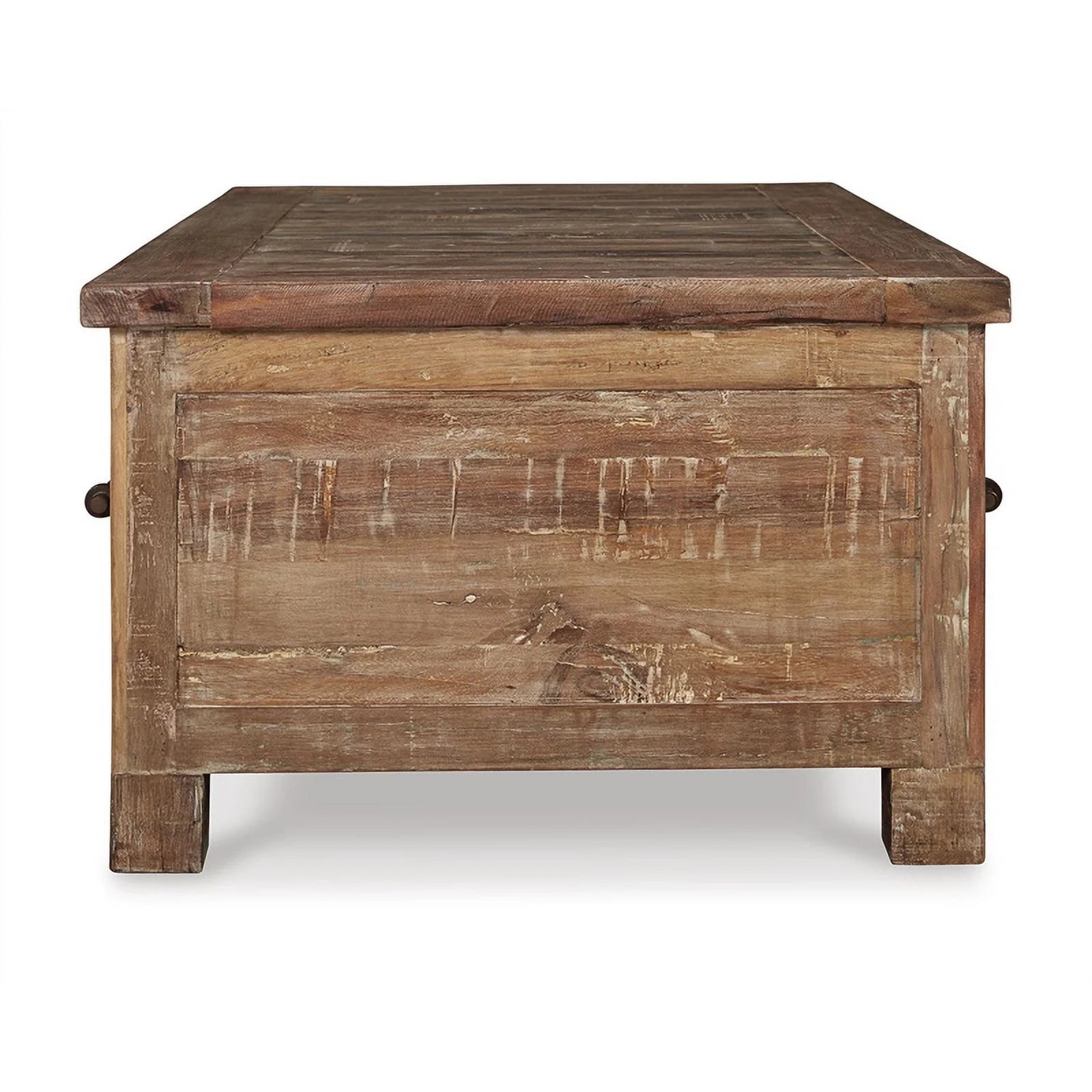 Dark Brown Wood Coffee Table with Storage R681810