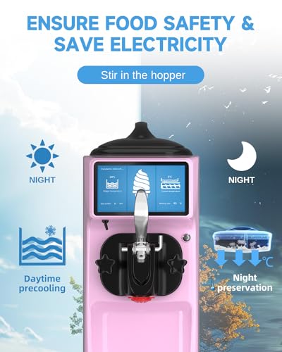 1050W Soft Serve Ice Cream Machine with 1.6 Gal Tank N6421