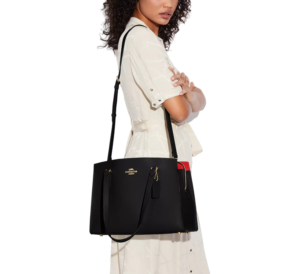 Black Carryall Handbag Z342