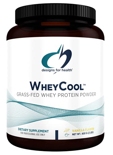 Vanilla Grass Fed Whey Protein Powder Supplement, 22g Protein, 30 Servings L590409