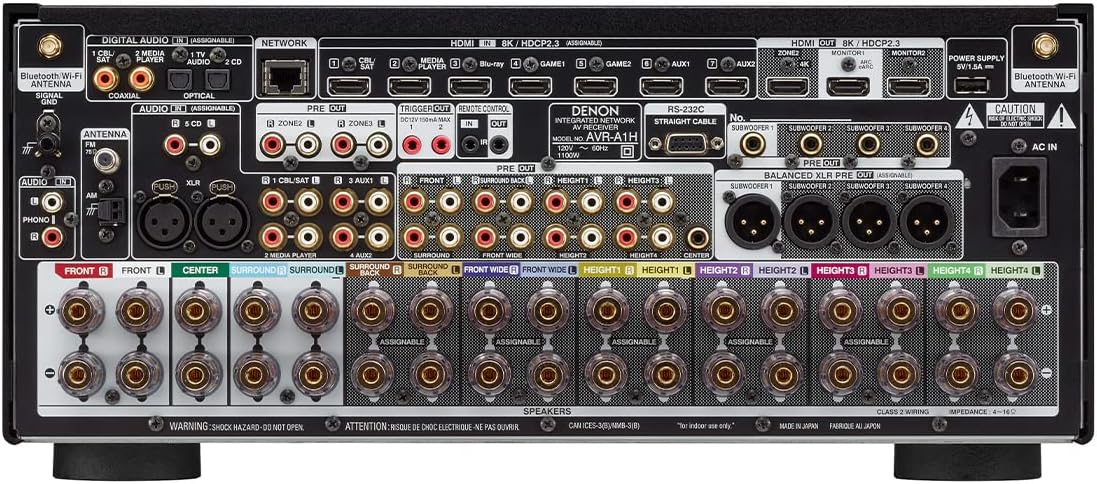 15.4-Ch Receiver 150W X 15 E664