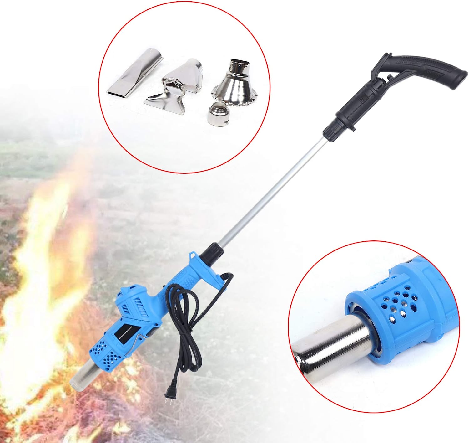Handheld Electric Weed Burner with Nozzle S262828
