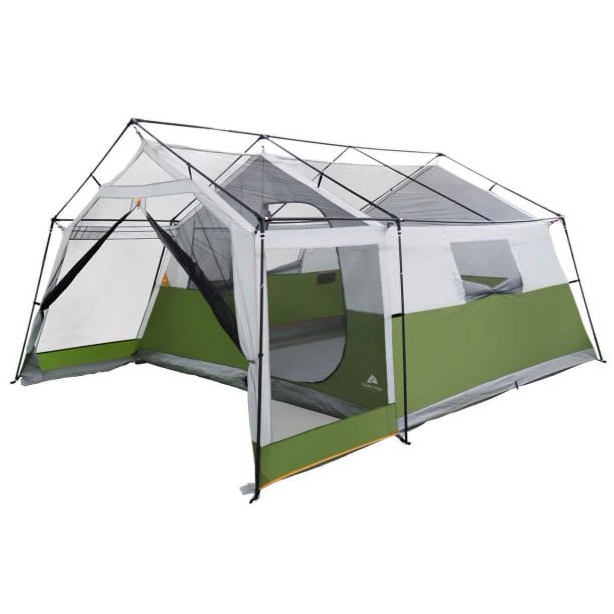 8-Person Family Cabin Tent with Screen Porch, Green Q56587