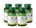 5 Pack Vitamin D3 125 mcg 400 Softgels W5183