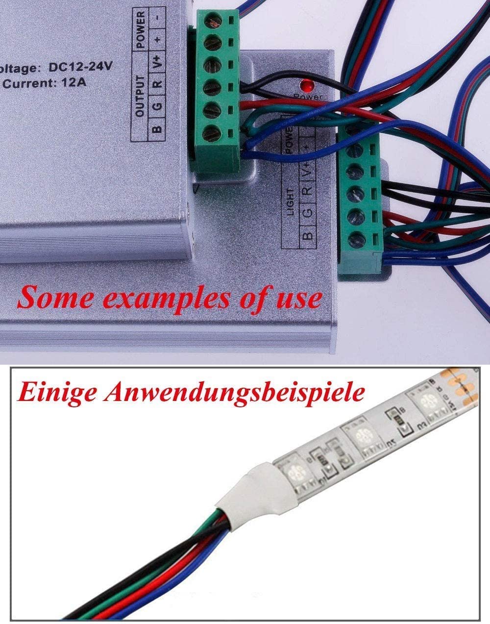 22AWG 10m/33ft 4 Pin RGB LED Extension Cable I261230