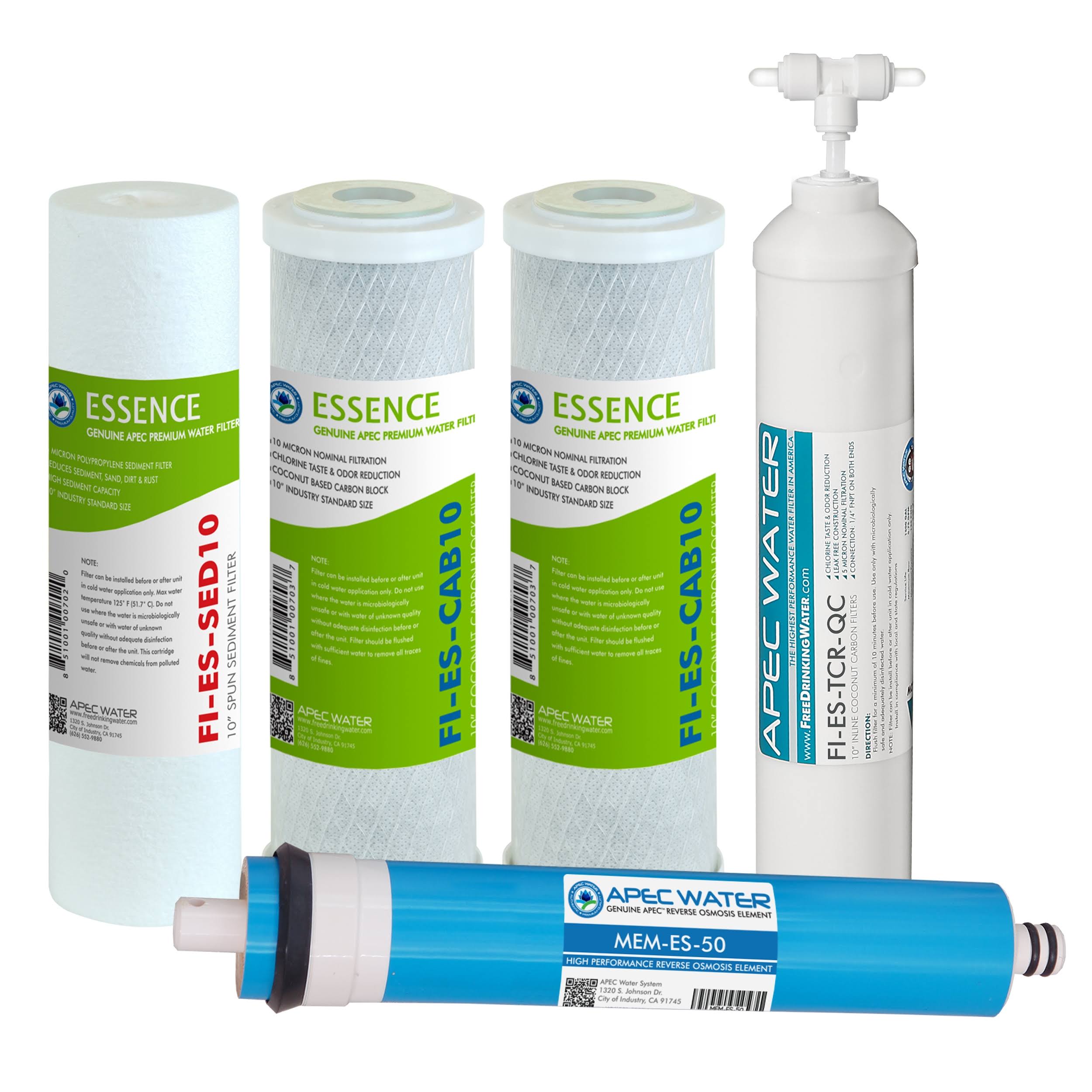 50 GPD High Capacity Complete Replacement Set for Reverse Osmosis Water Filter System X231777