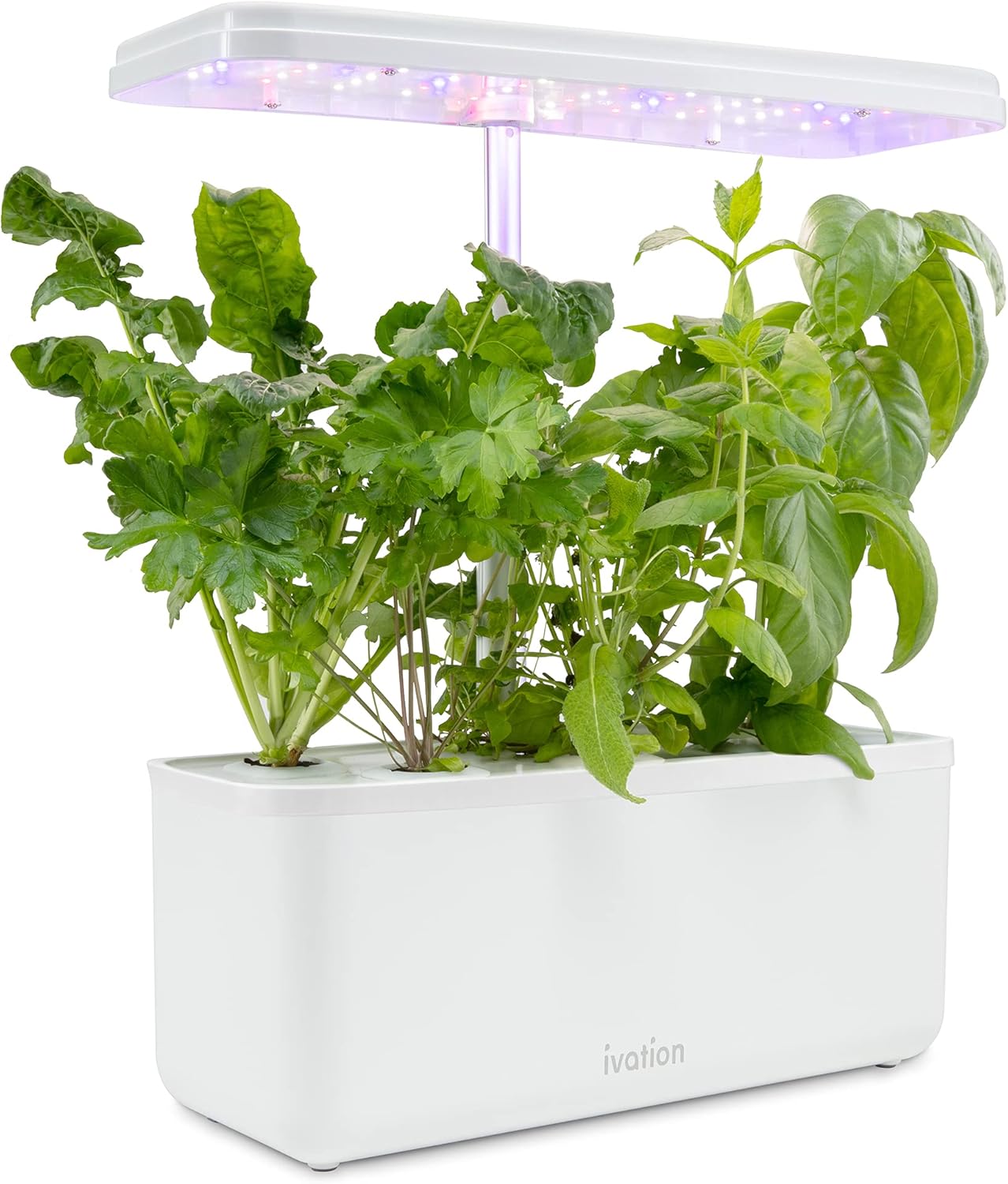 7-Pod Indoor Hydroponics Growing System Kit with LED Grow Light Y5638