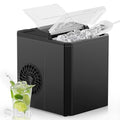 White Nugget Ice Maker Machine, 26lbs in 24Hrs, Auto-Cleaning Portable Ice Maker with Basket and Scoop T9648