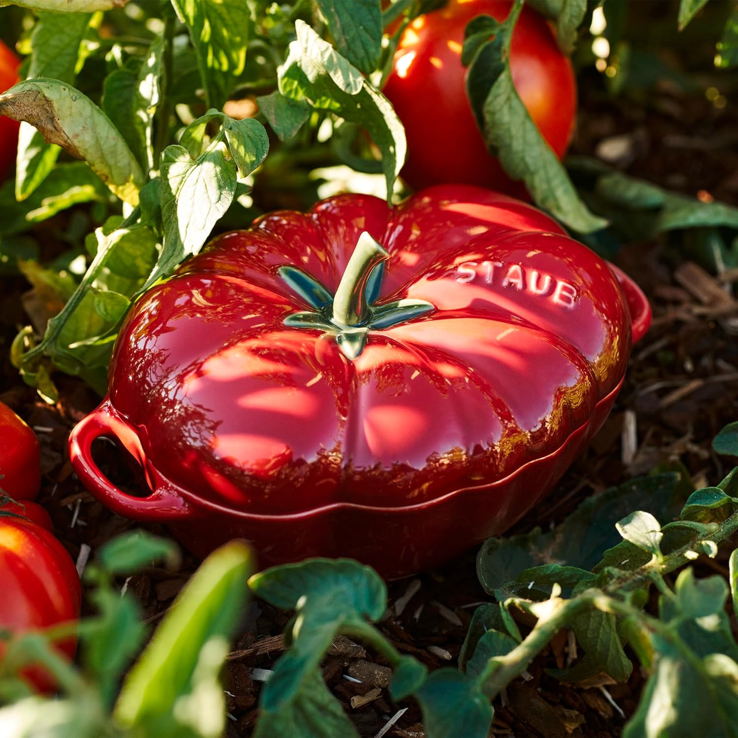 Ceramics Dutch Oven 16-oz Petite Cocotte, Cherry G71442