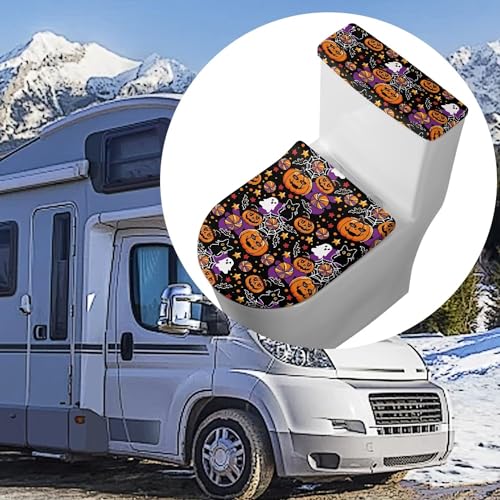 Christmas Trees Toilet Lid Cover and Toilet Tank Cover Set Stretch Seat Covers M413