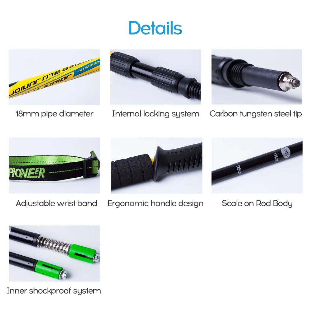 Telescopic Adjustable Trekking Hiking Pole G2702