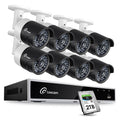 1080p 8 CH HD-TVI Video Security Camera System DVR Surveillance Kit A149478