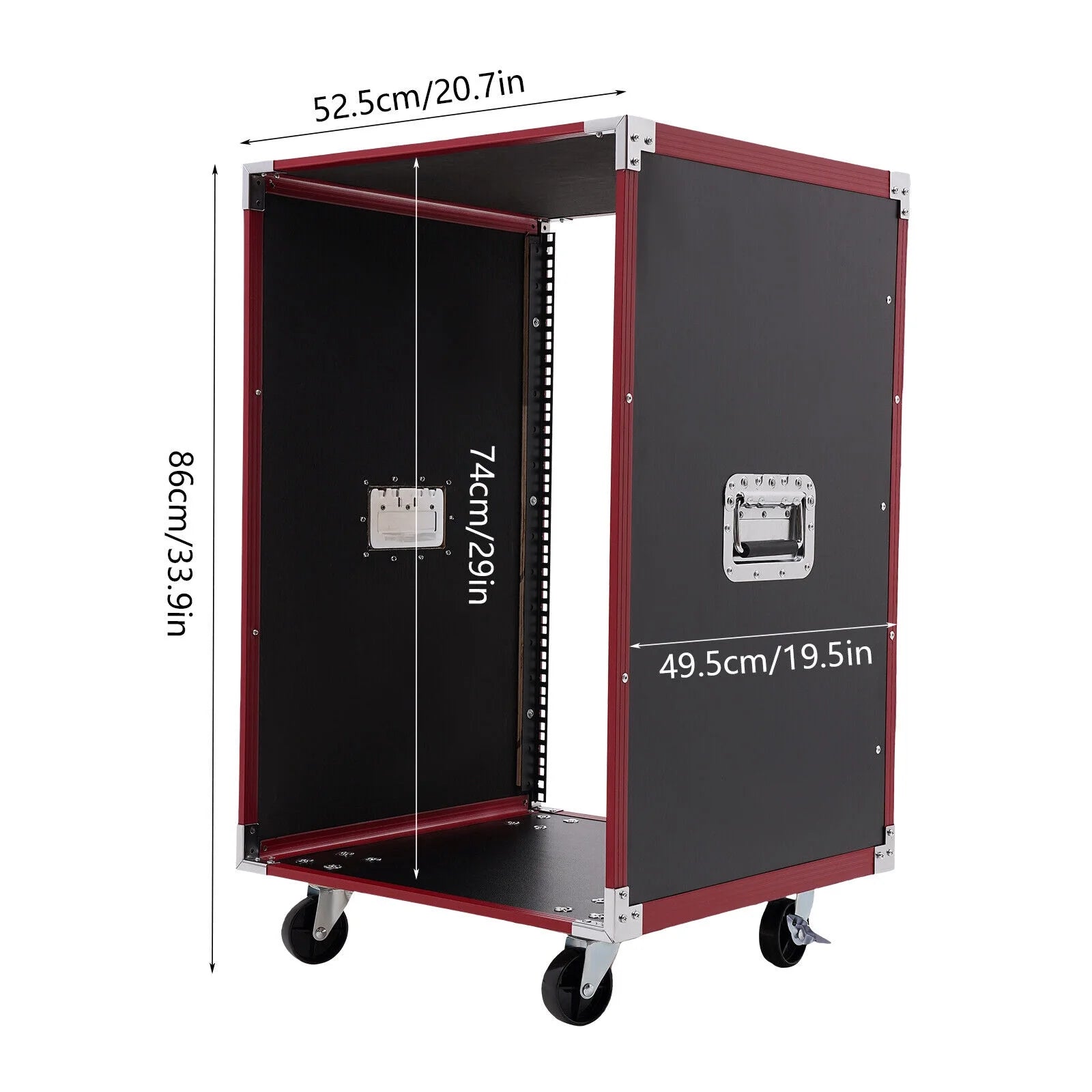 16U Network Server Cabinet with Wheels I612997