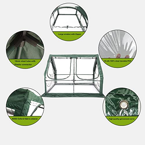 Portable Greenhouse with PVC Cover E27998