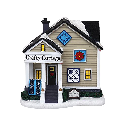 Lighted Musical Snow Village Collectible Building Houses T414