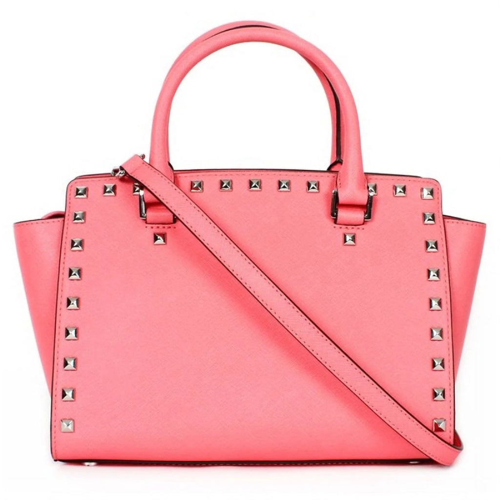 Coral Top Zip Satchel W590182