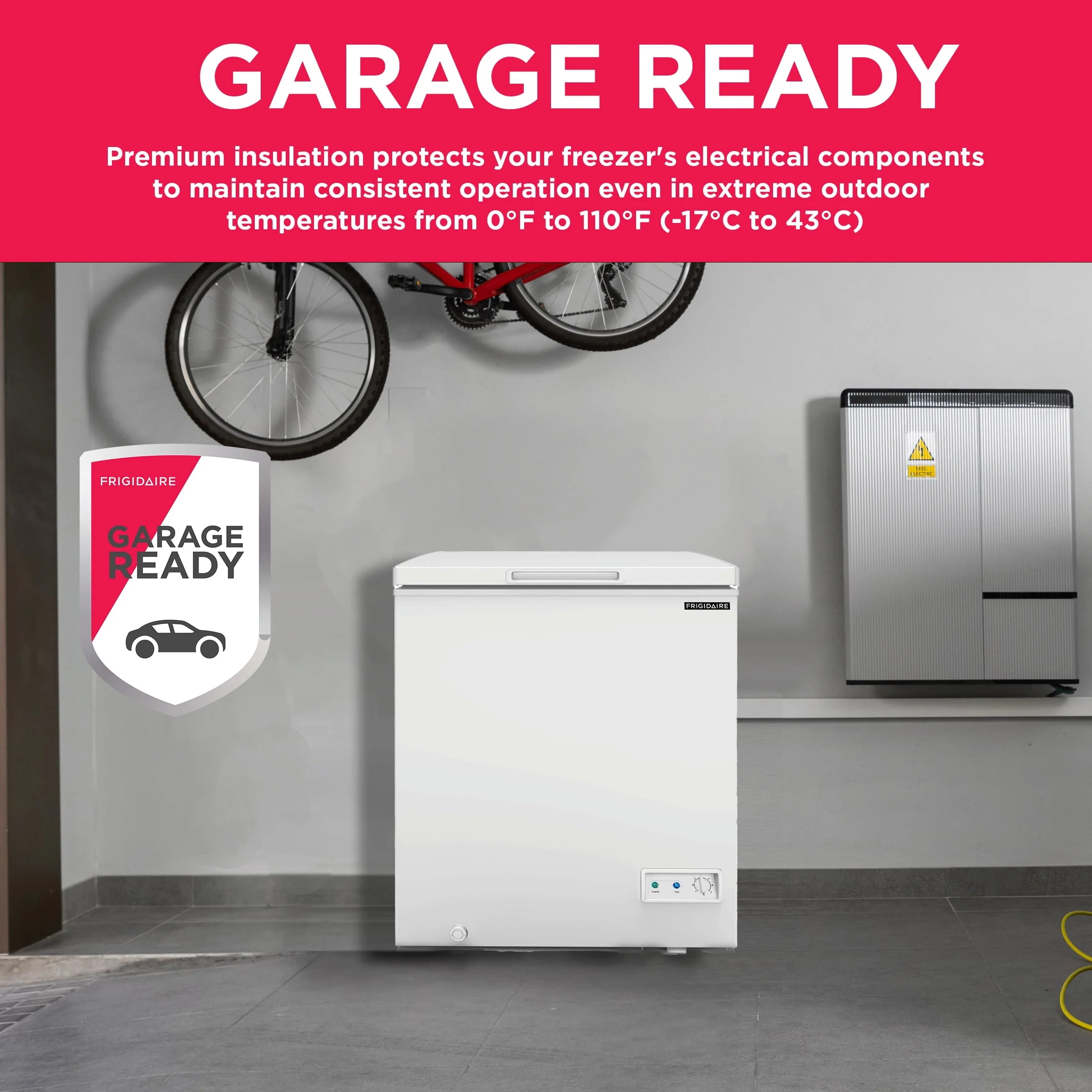 White 5.0 Cu. ft. Chest Freezer J173955