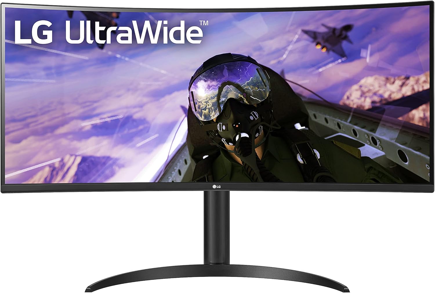 34-Inch Curved UltraWide QHD VA Display with Adjustable Stand K390979