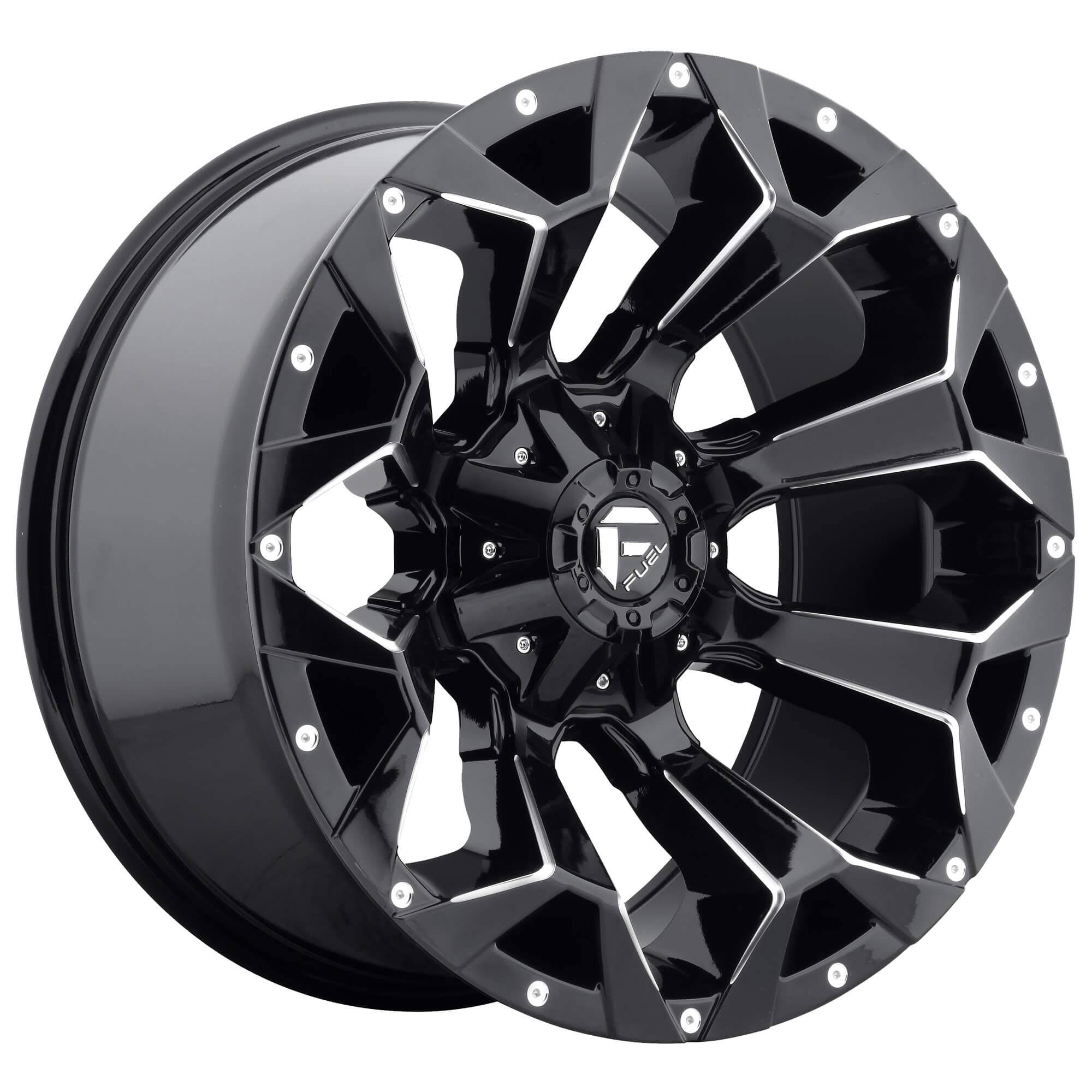 Gloss Black 20x22 Assault Wheel Q2185