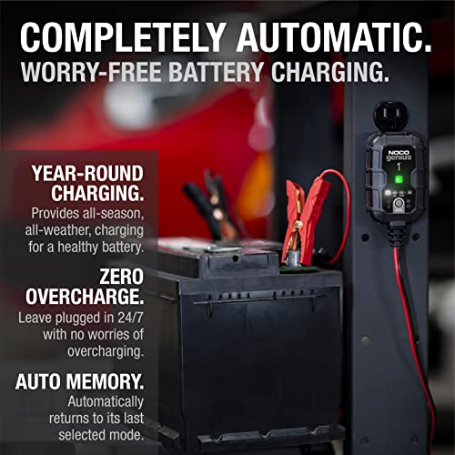 1A 6V/12V Smart Battery Charger for Lead-Acid & Lithium Batteries O9250