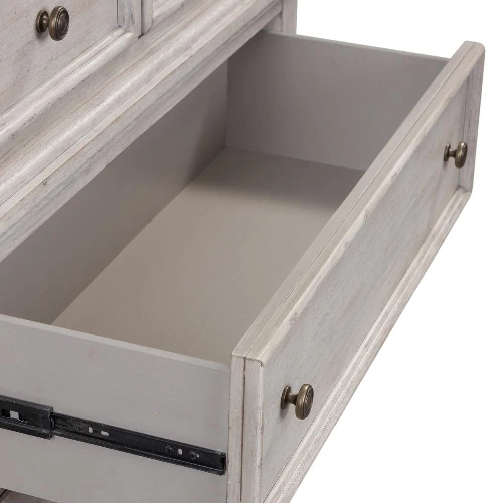 White 5 Drawer Chest K1739