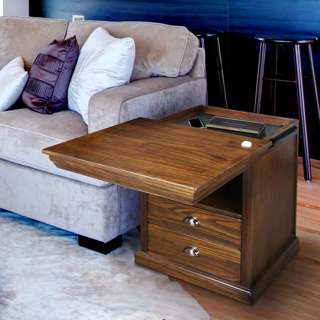 Mocha Nightstand L66325