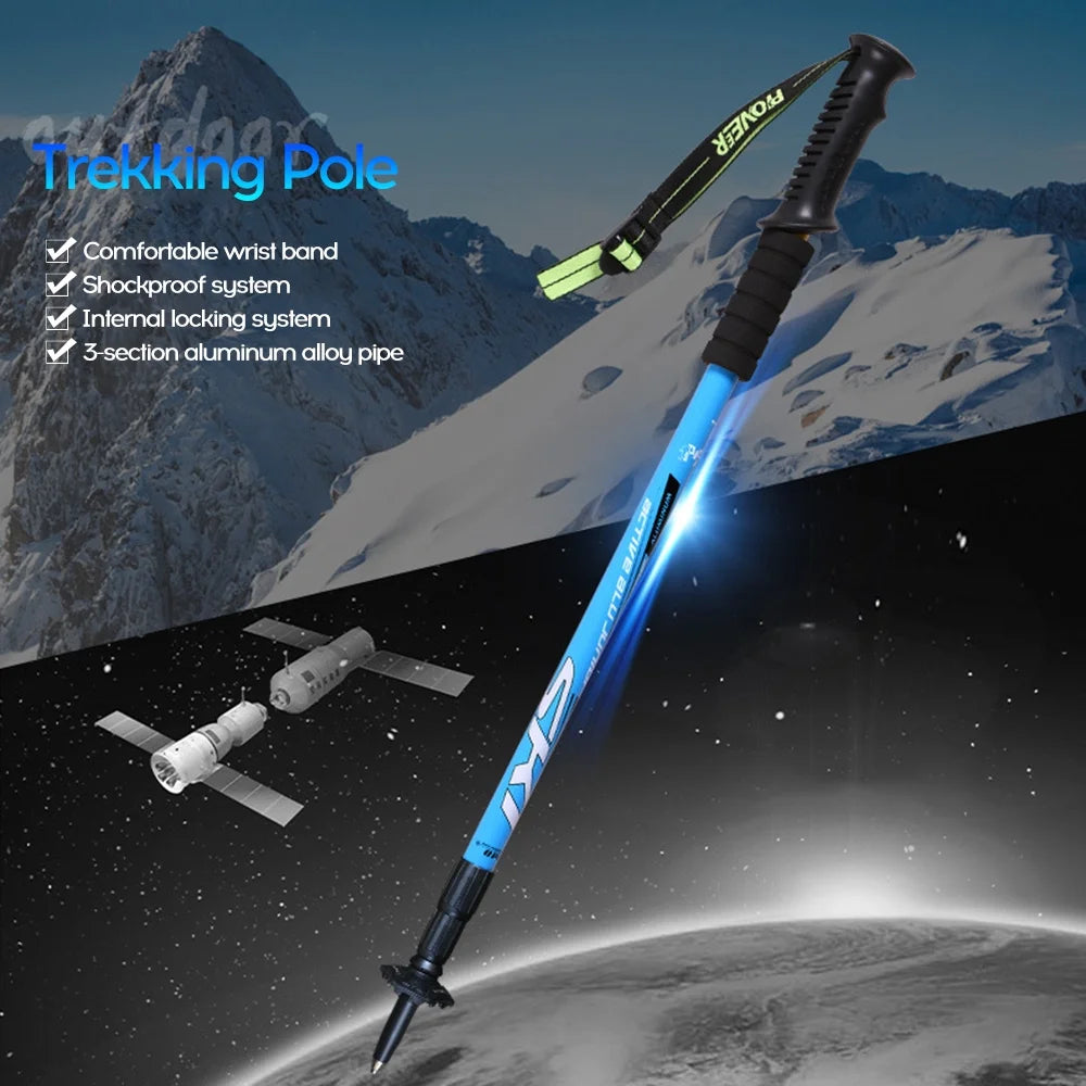 Telescopic Adjustable Trekking Hiking Pole G2702