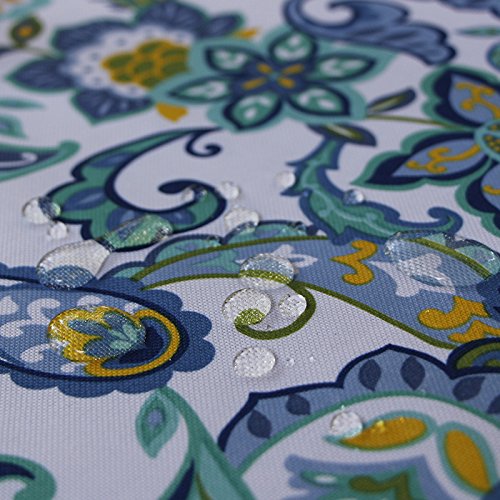 Yellow Flower Waterproof Fitted Tablecloth with Umbrella Hole U1879