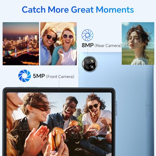 Blue 10 inch Android Tablet with 4GB RAM 64GB ROM R779