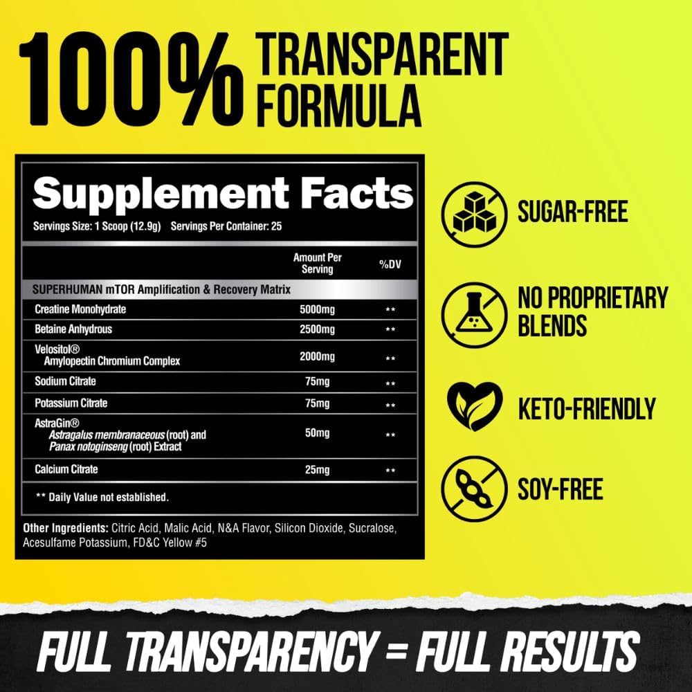 Superhuman Pre Workout Powder & Post Workout Recovery Bundle H37424