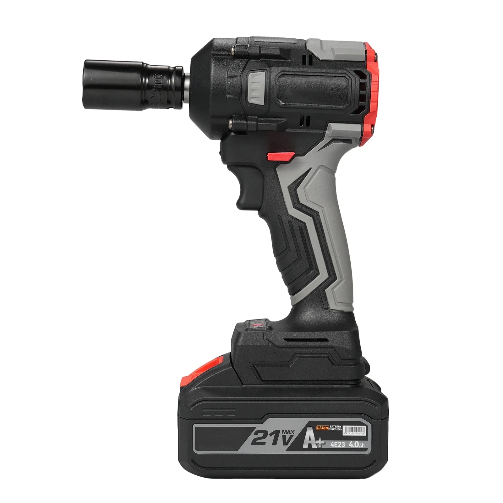 1/2 Inch 21v Electric Wrench with 4.0ah Battery and 17pcs Y605