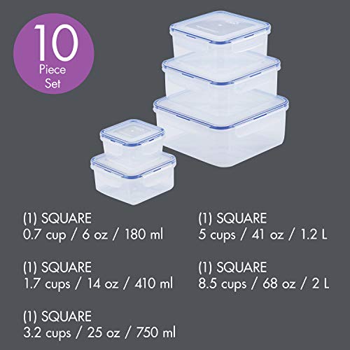 10 & 14 Piece Food Storage Containers Z3503