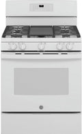 White Gas Range with 5 Burners A33302