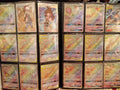 100+ Rainbow Rare Cards Binder Collection with 5 Foils J126372