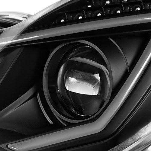 Black LED Projector Headlights G228