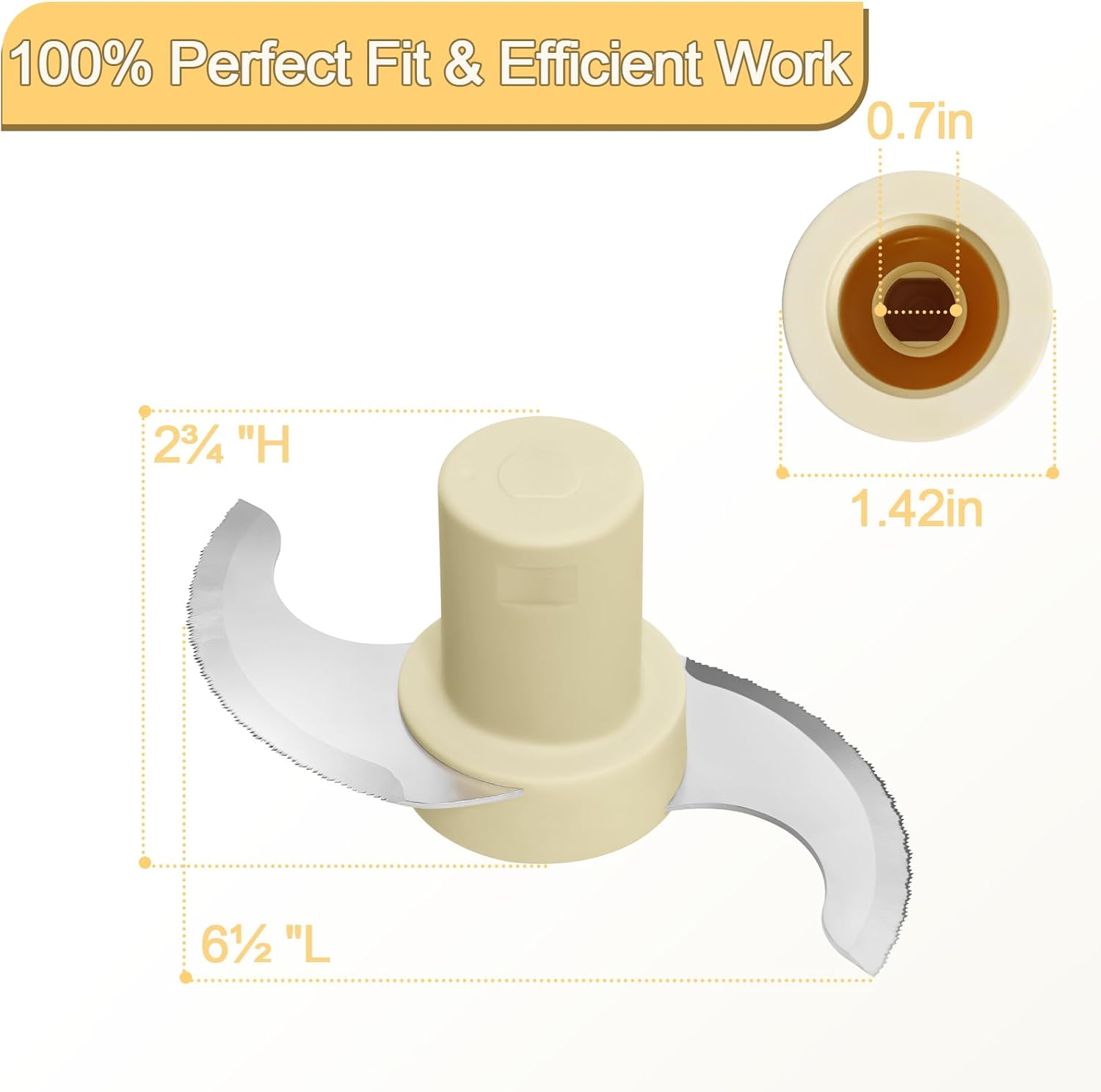 Main Stainless Steel Chopping Blade for Food Processor B899