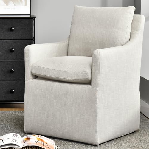 Upholstered Dining Chair with 4 Casters J6667