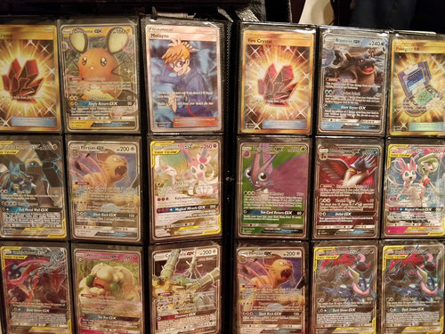 100+ Rainbow Rare Cards Binder Collection with 5 Foils J126372