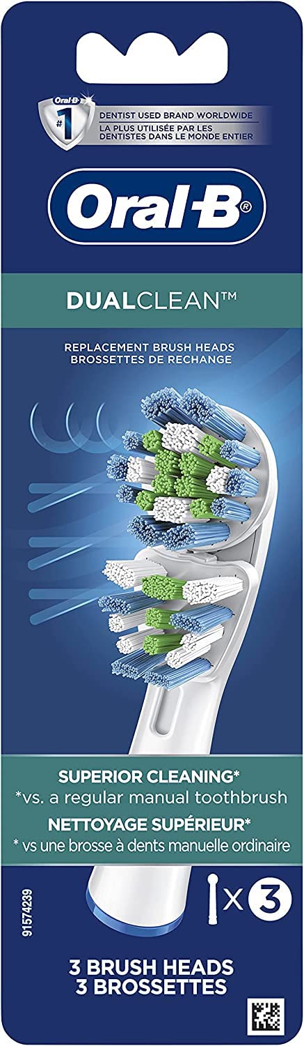 3 Count Electric Toothbrush Head Z6296