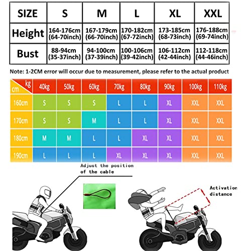 Motorcycle Airbag Vest Lightweight Reflective Riding Vest M8178