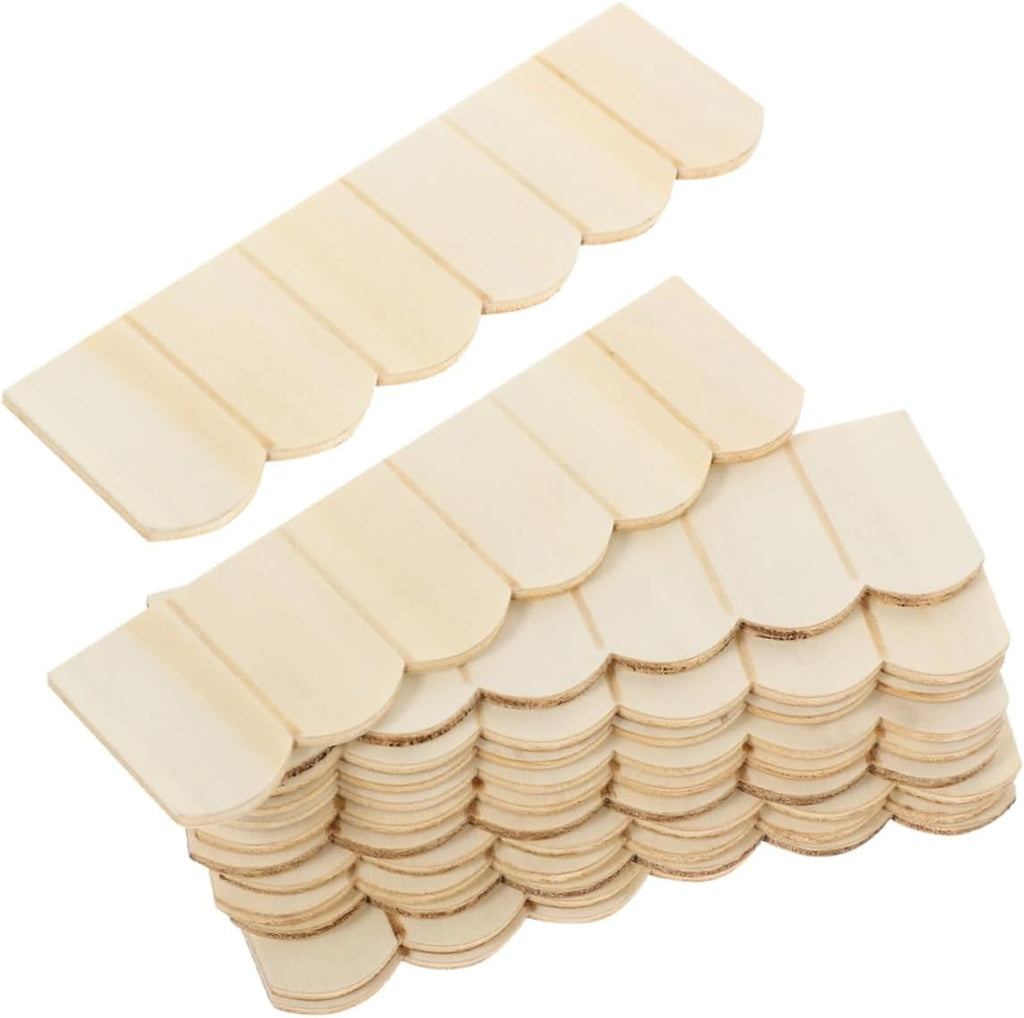 24pcs Dollhouse Miniature Roof Tile K312