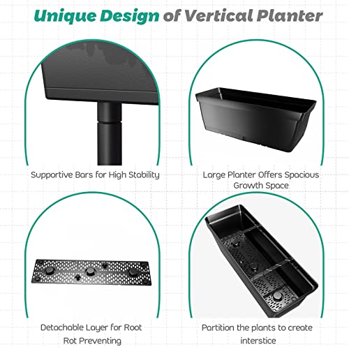 Gray 3-Tier Vertical Garden Planter W881127