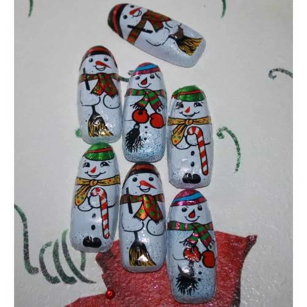 25 Pieces Milk Chocolate Snowmen C2413
