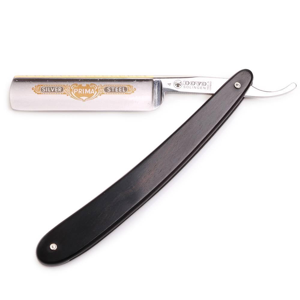 Carbon Ebony Wood Handle Straight Razor J536