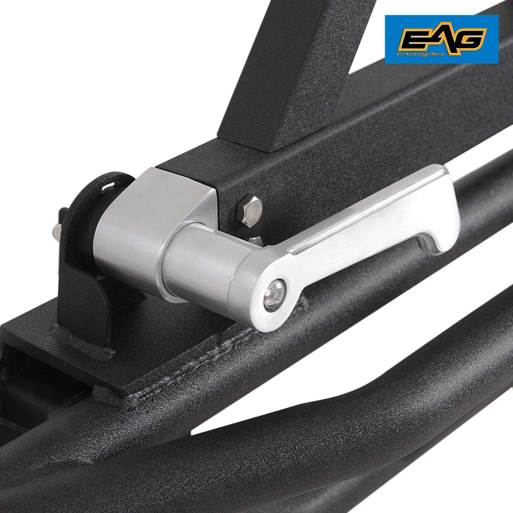 Black Tubular Rear Bumper with Tire Carrier Z27259